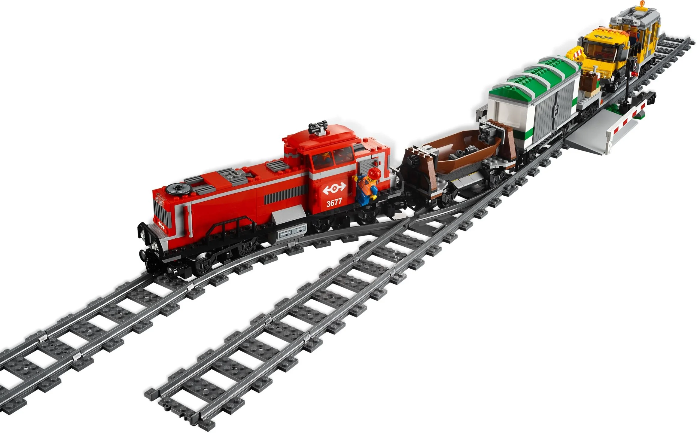 LEGO® 3677 Pociąg towarowy, czerwony Unikat - zdjęcie 4