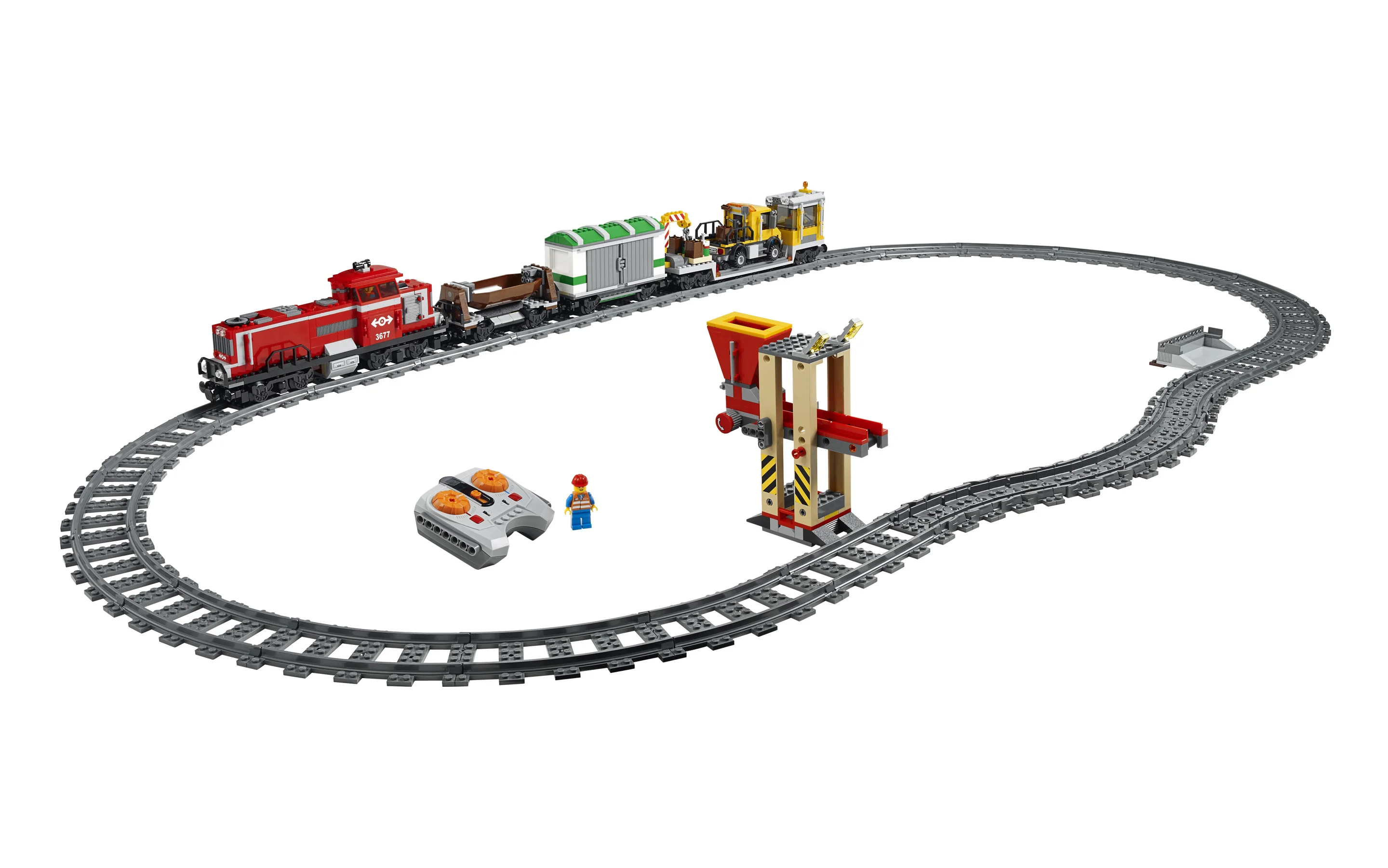 LEGO® 3677 Pociąg towarowy, czerwony Unikat - zdjęcie 10