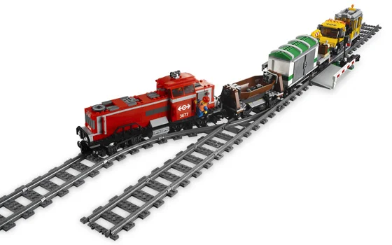 LEGO® 3677 Pociąg towarowy, czerwony Unikat - zdjęcie 13