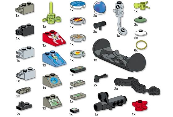 LEGO® 3750 Life on Mars Accessories