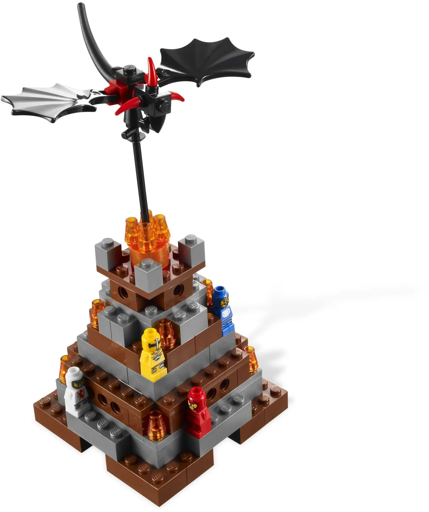 LEGO® 3838 Lava Dragon Smok Misb 2009 choinka mikołaj - zdjęcie 7