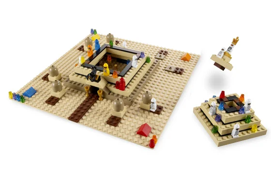 LEGO® 3843 Pyramid gra planszowa Piramida Ramzes Egipt Faraon Misb - zdjęcie 5