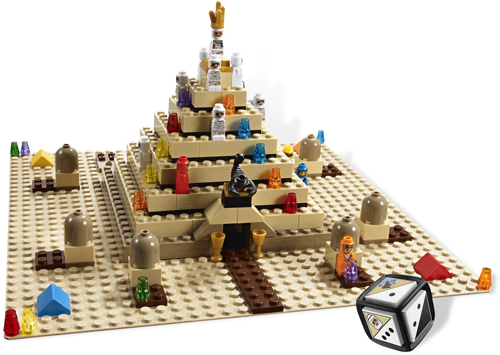 LEGO® 3843 Pyramid gra planszowa Piramida Ramzes Egipt Faraon Misb - zdjęcie 8