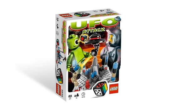 LEGO® 3846 Gra Planszowa Ufo Attack – Zabawa dla Dzieci i Dorosłych Unikat - zdjęcie 4