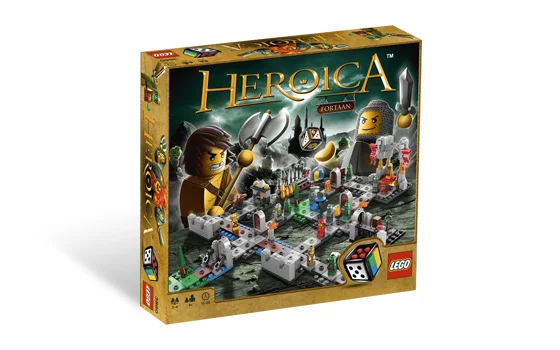 LEGO® 3860 Gra Lego Heroica Fortaan. Nowy. Zagniecenie - zdjęcie 2