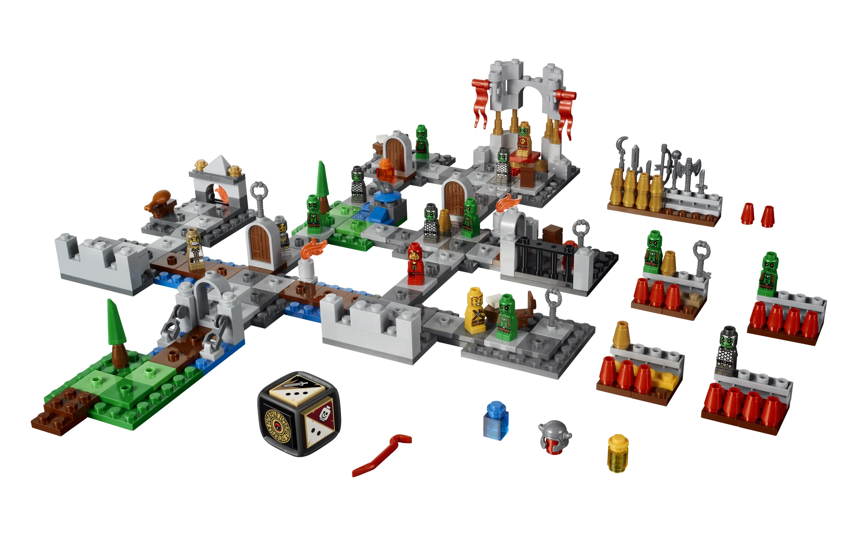 LEGO® 3860 Gra Lego Heroica Fortaan. Nowy. Zagniecenie - zdjęcie 3