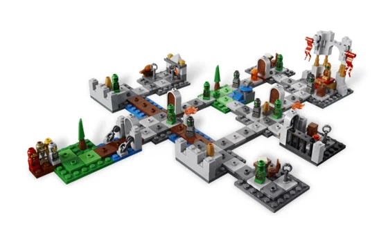LEGO® 3860 Gra Lego Heroica Fortaan. Nowy. Zagniecenie - zdjęcie 5