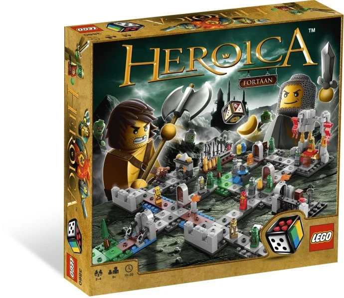 Gra Lego Heroica Fortaan. Nowy. Zagniecenie
