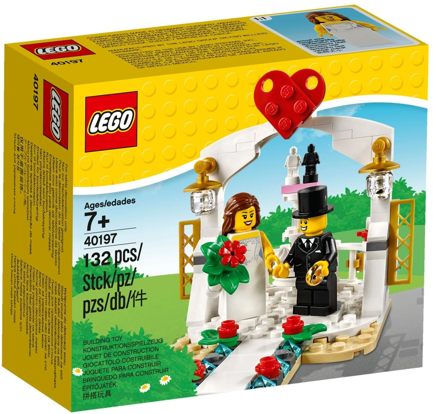 LEGO® 40197 Upominkowy zestaw ślubny Lego - zdjęcie 2
