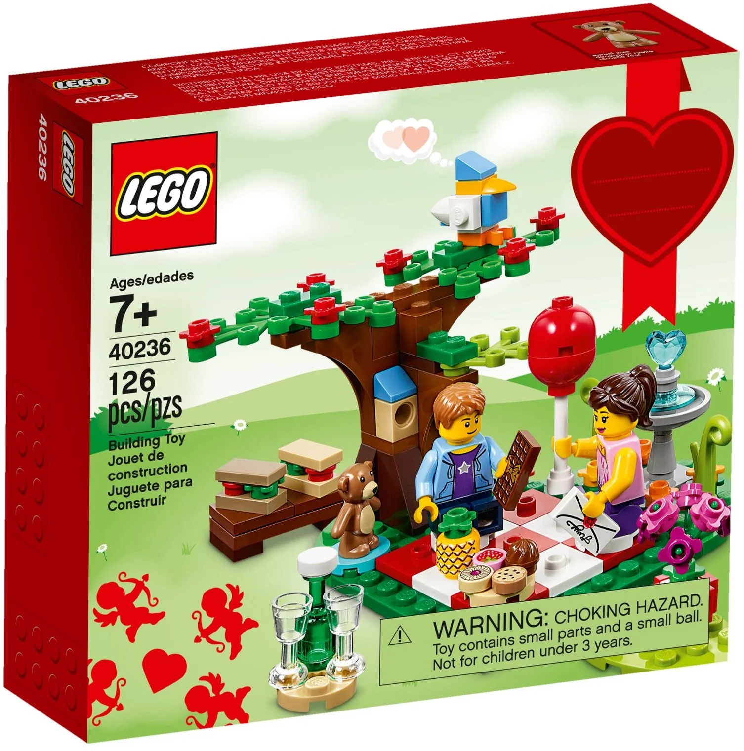 LEGO® 40236 Nowy Zestaw Lego Romantyczny Piknik Walentynkowy
