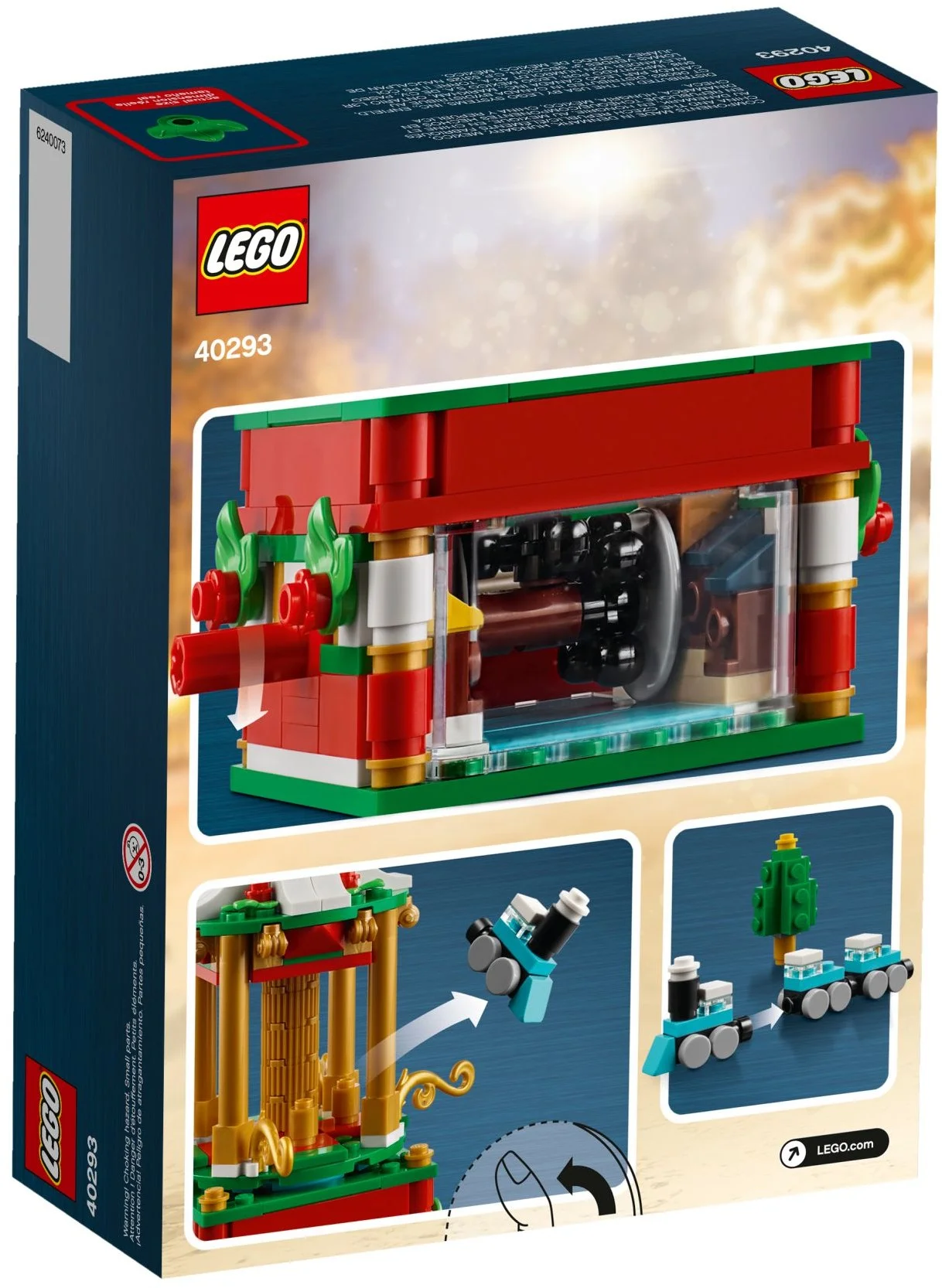 Klocki Lego Bożonarodzeniowa karuzela Unikat