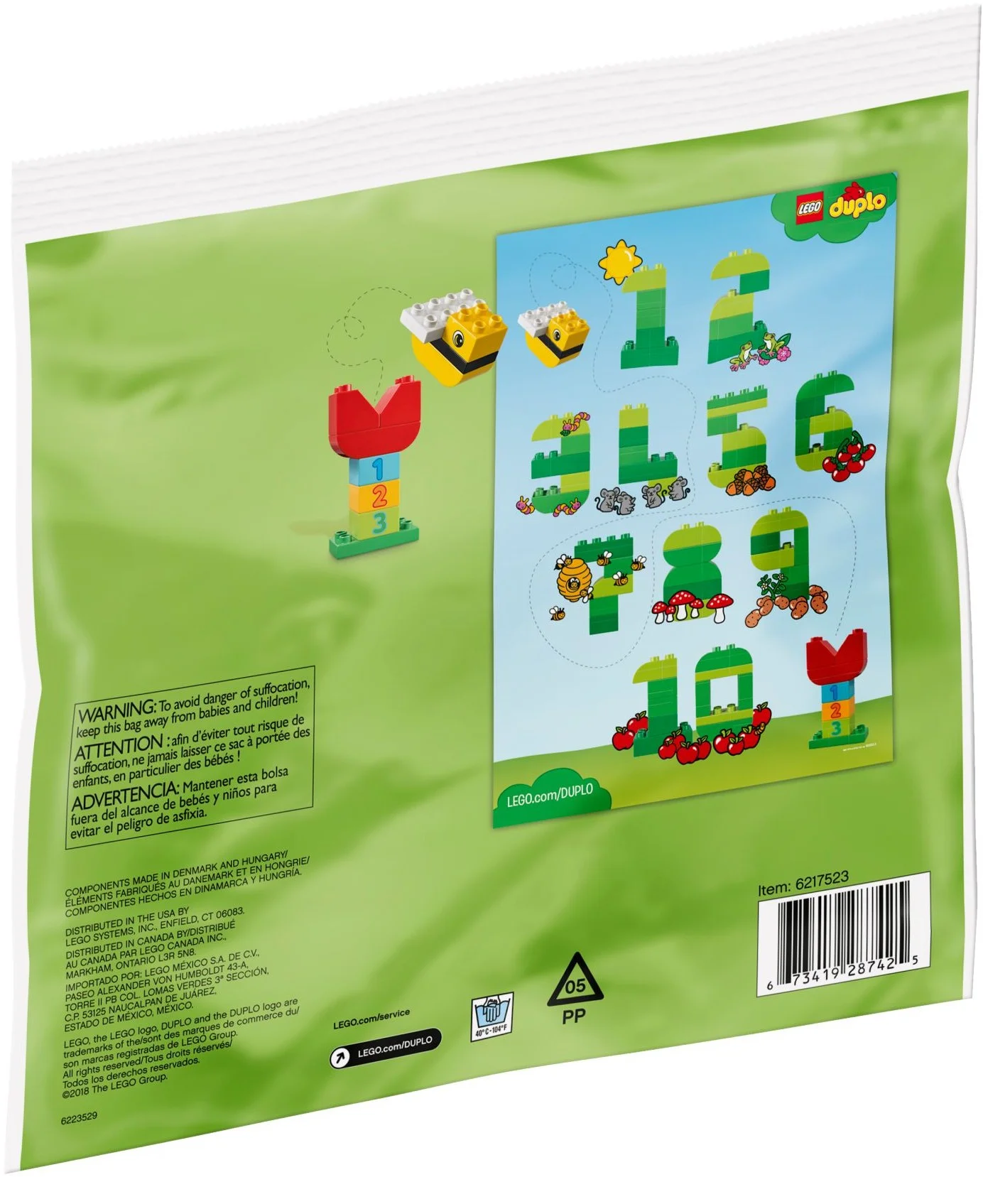 LEGO® 40304 Nauka cyfr saszetka z klockami model wycofany - zdjęcie 8