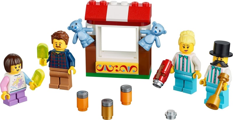 LEGO® 40373 Zestaw Minifigurek Lego lunapark+akcesoria