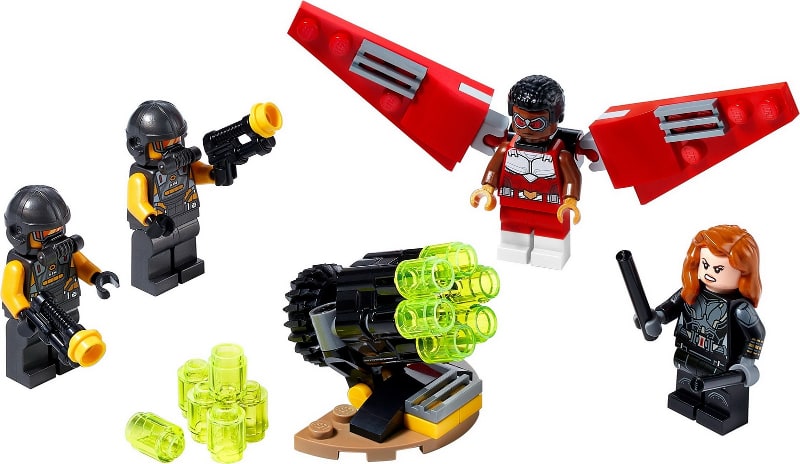 Avengers Falcon i Czarna Wdowa ruszają do ataku