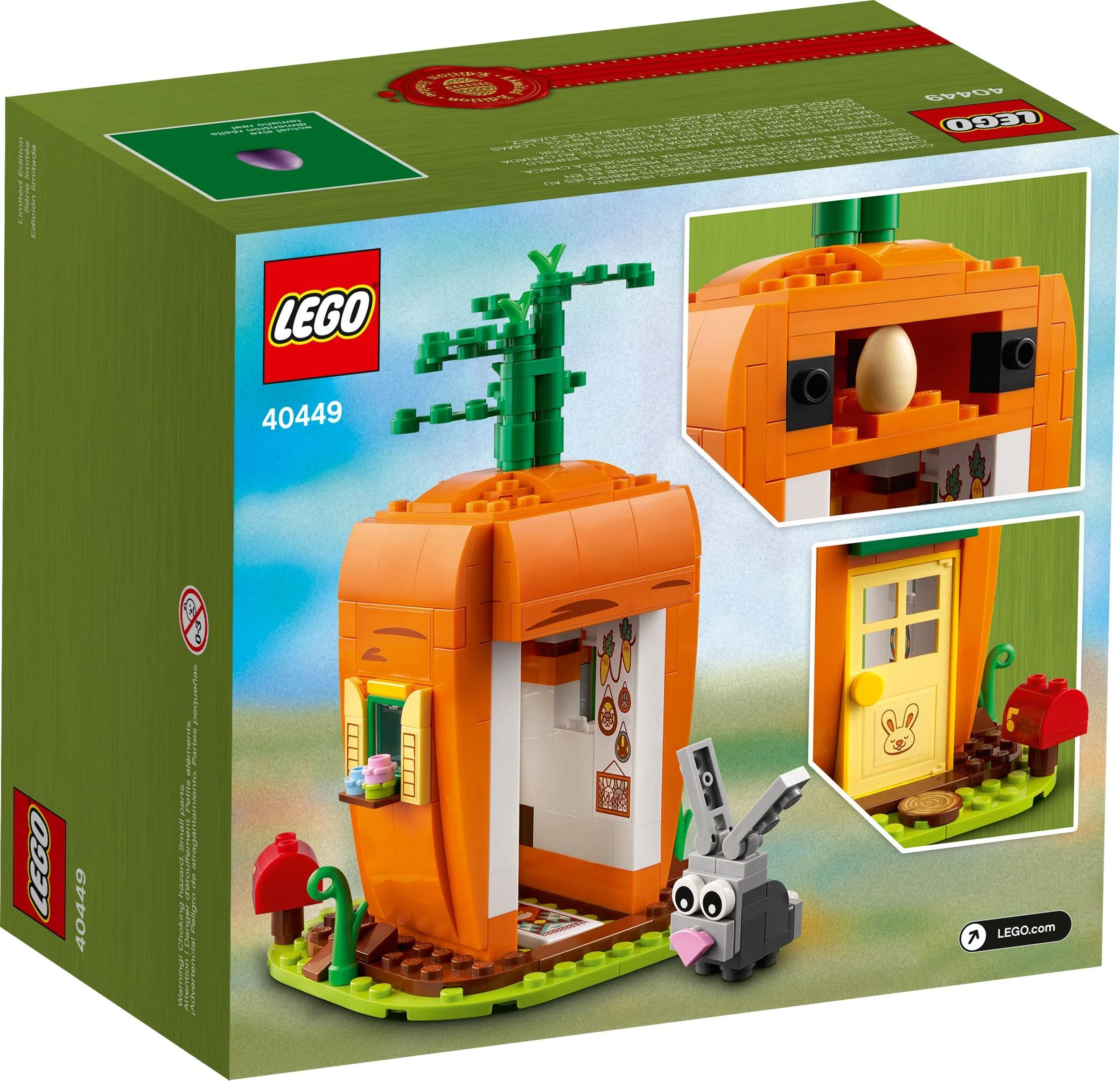 LEGO® 40449 Marchewkowy domek zajączka wielkanocnego - zdjęcie 3