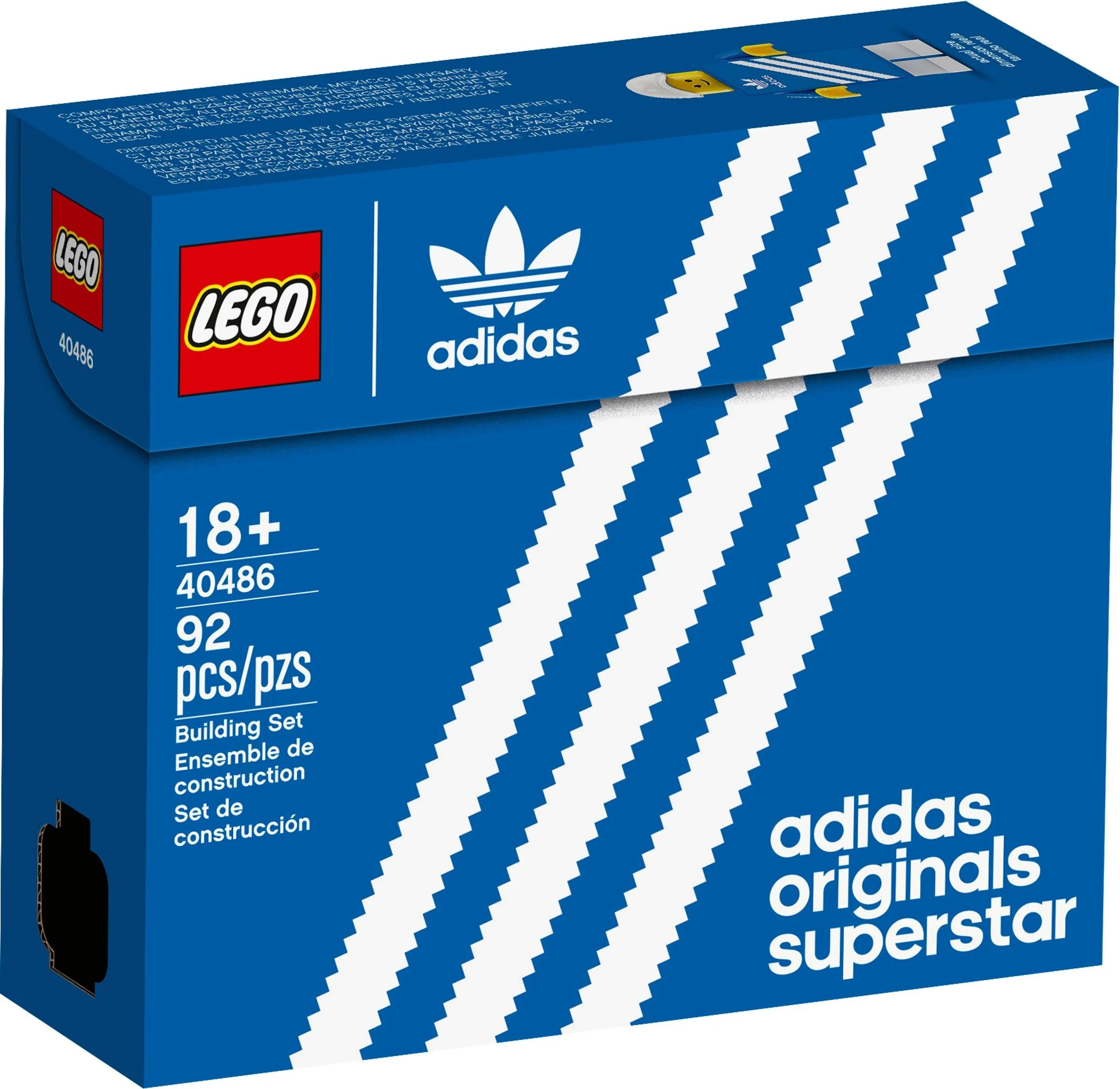 LEGO® 40486 Buty Adidas Originals Superstar Mini But Star - zdjęcie 2