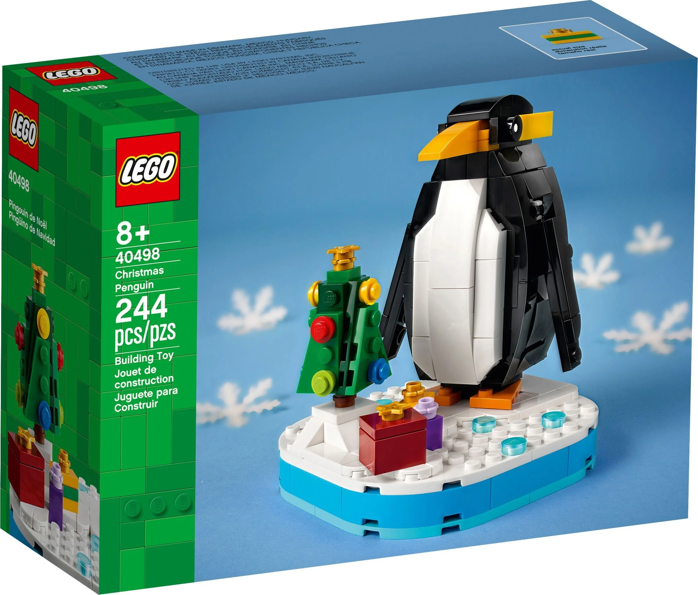 LEGO® 40498 Opis Lego Bożonarodzeniowy pingwin - zdjęcie 2