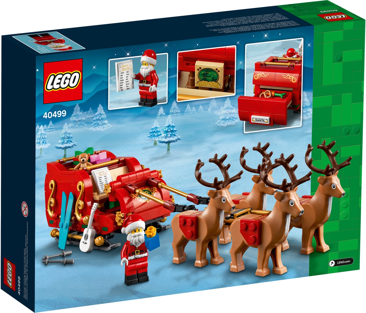 LEGO® 40499 Iconic Sanie Świętego Mikołaja - zdjęcie 8