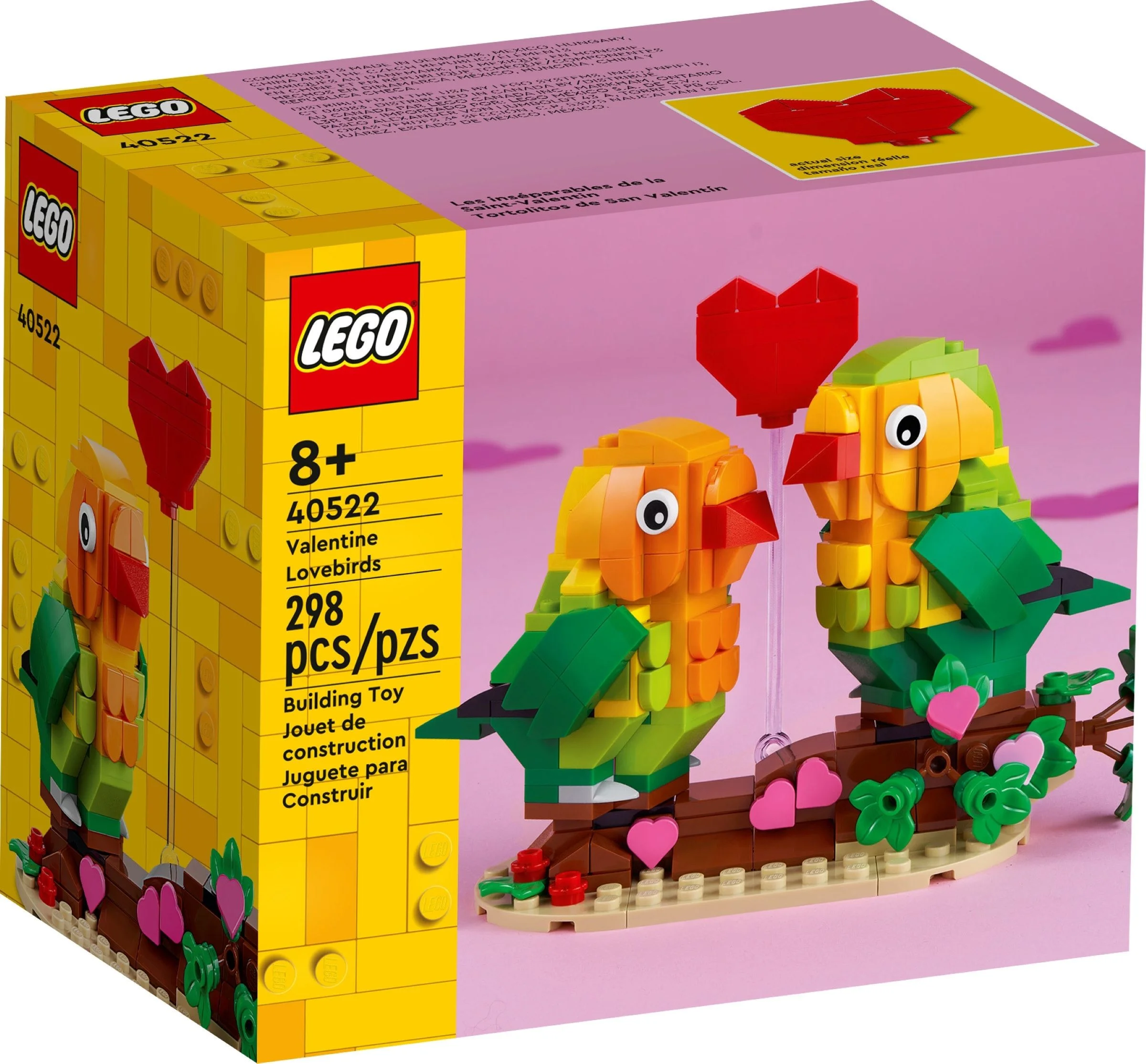 LEGO® 40522 Walentynkowe Papużki nierozłączki Eol - zdjęcie 2