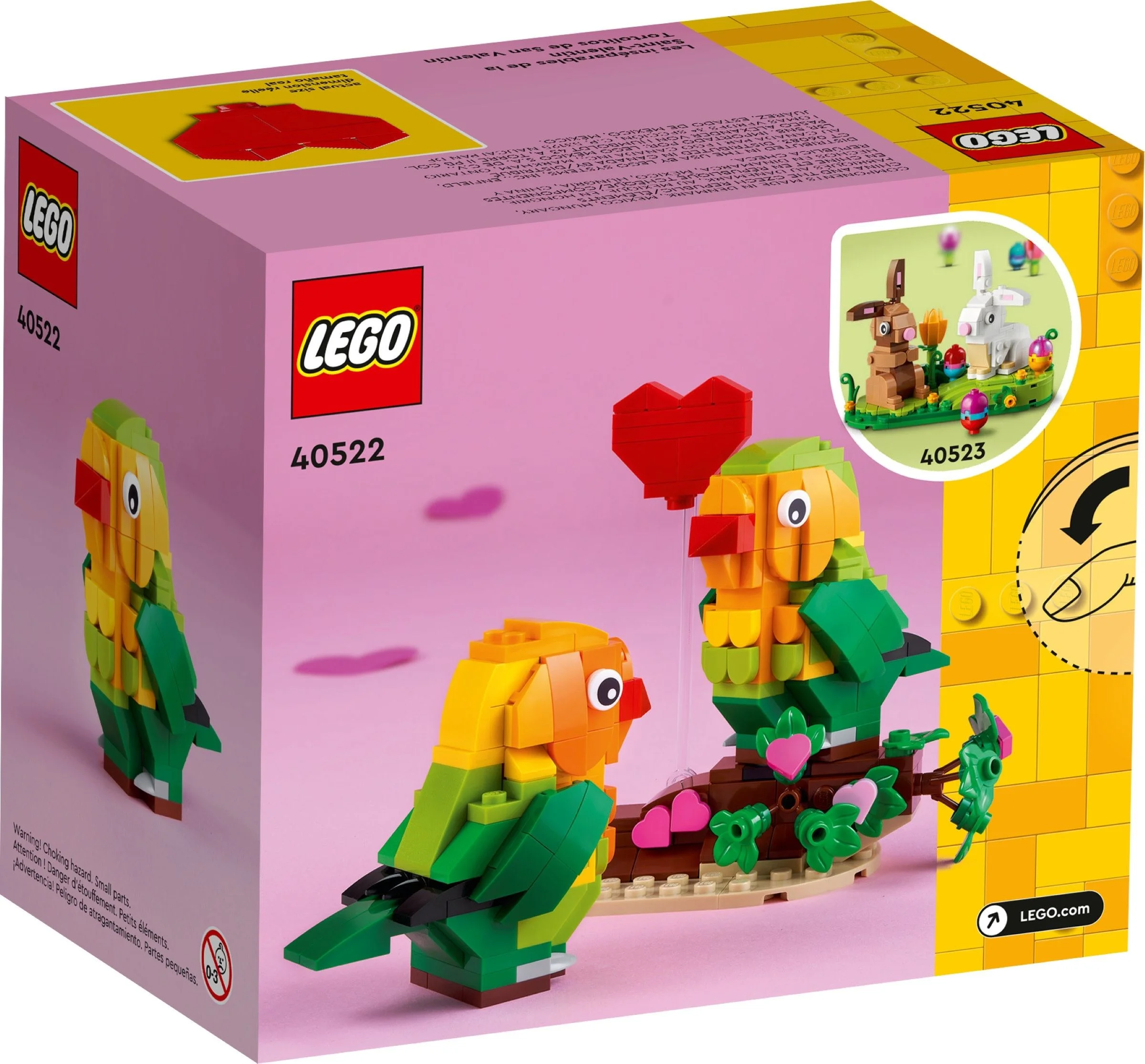 LEGO® 40522 Walentynkowe Papużki nierozłączki Eol - zdjęcie 3
