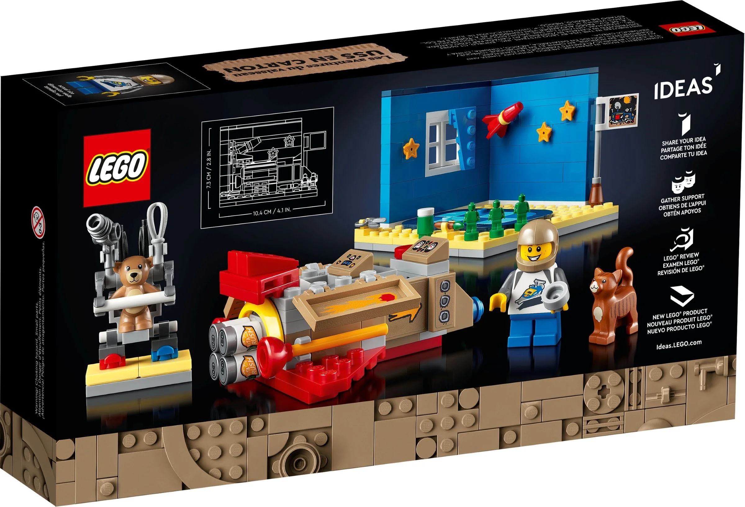LEGO® 40533 Zestaw Lego Ideas Przygody Statku Uss Cardboard - zdjęcie 3