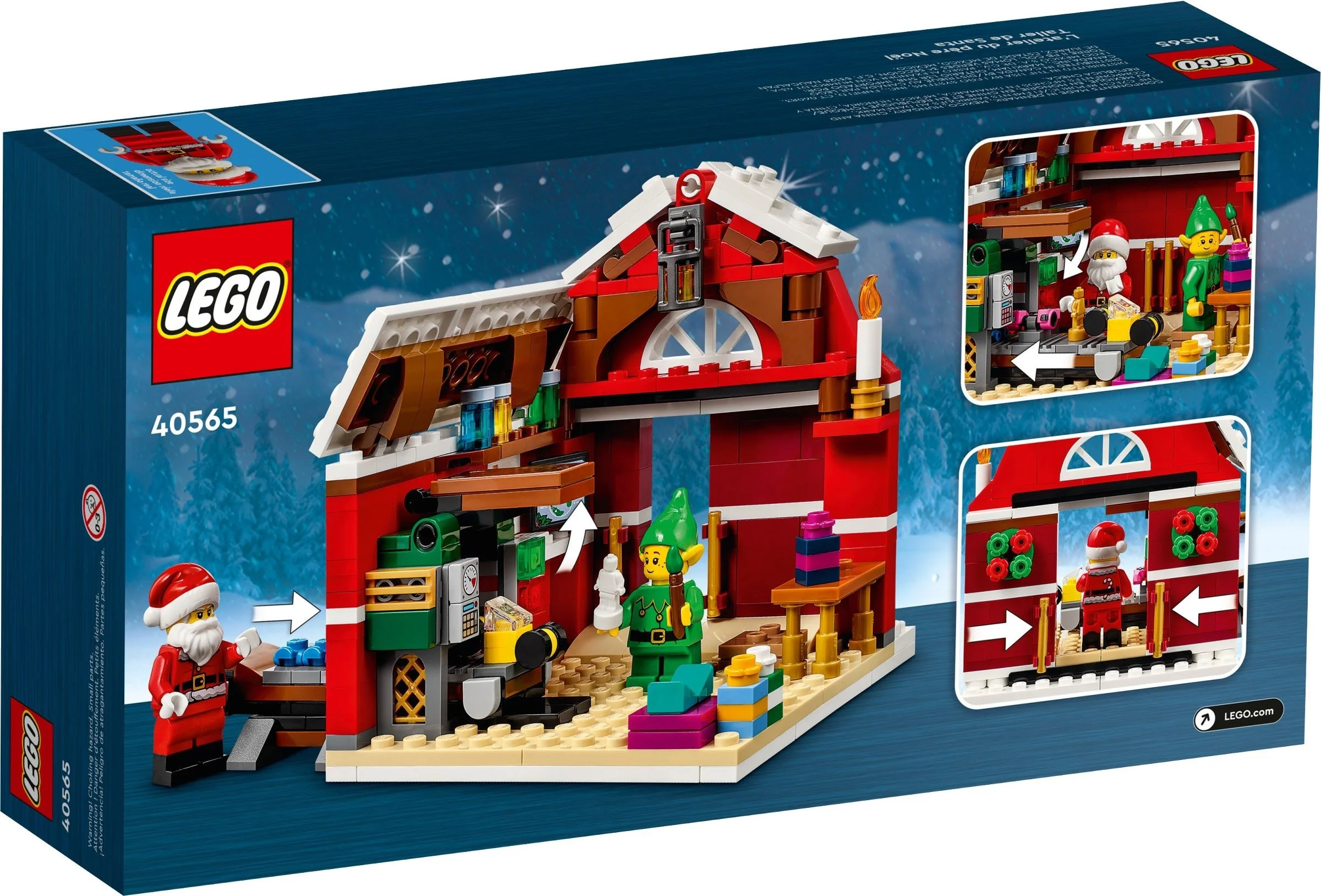 LEGO® 40565 Pracownia Świętego Mikołaja - zdjęcie 3