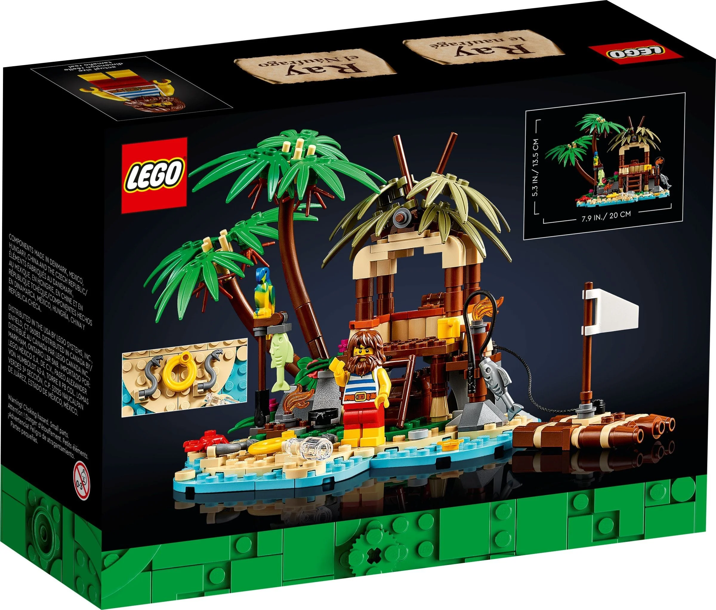 LEGO® 40566 Zestaw Lego Ideas Rozbitek Ray Na Bezludnej Wyspie - zdjęcie 3