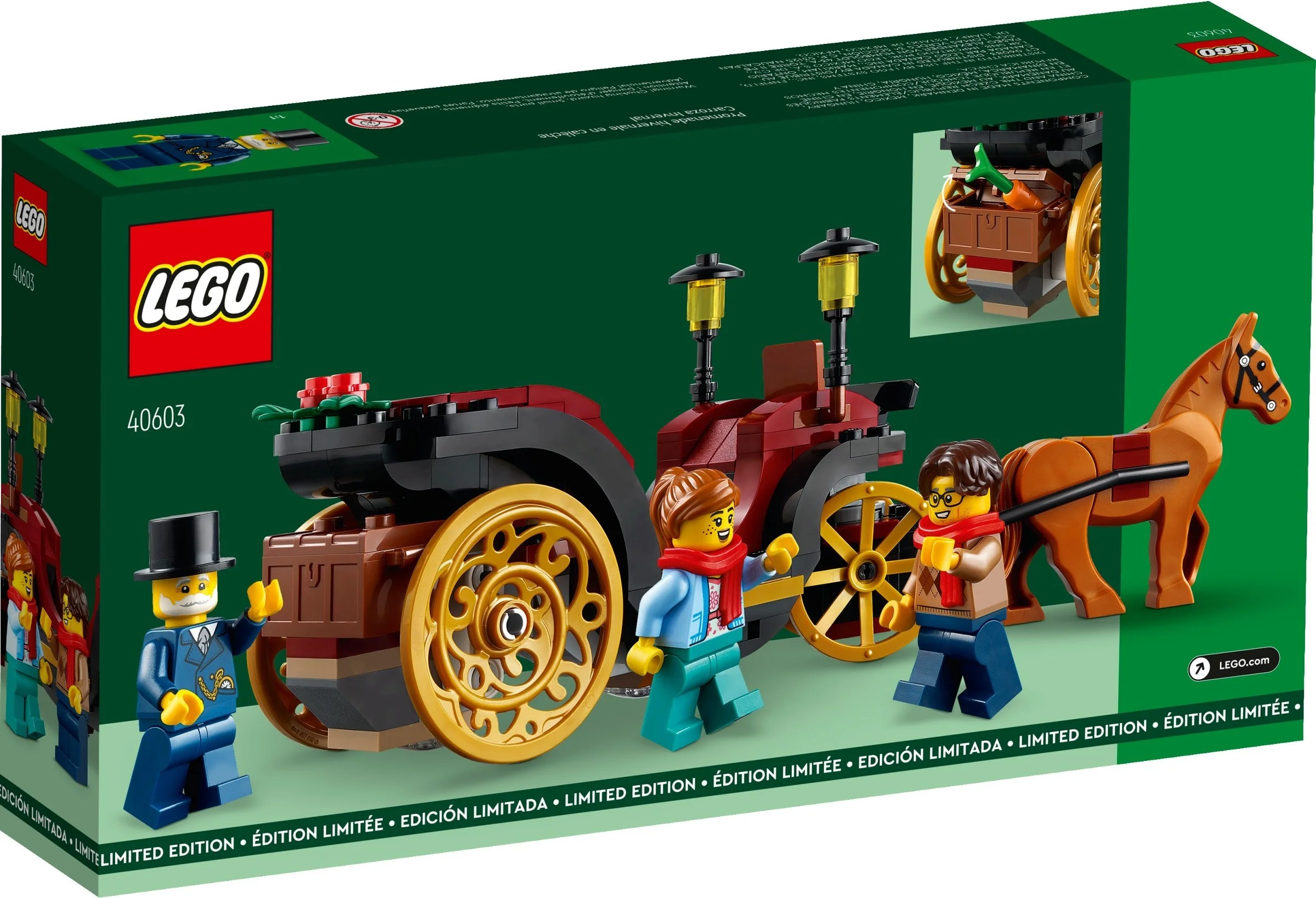 LEGO® 40603 Zimowa przejażdżka powozem - zdjęcie 3