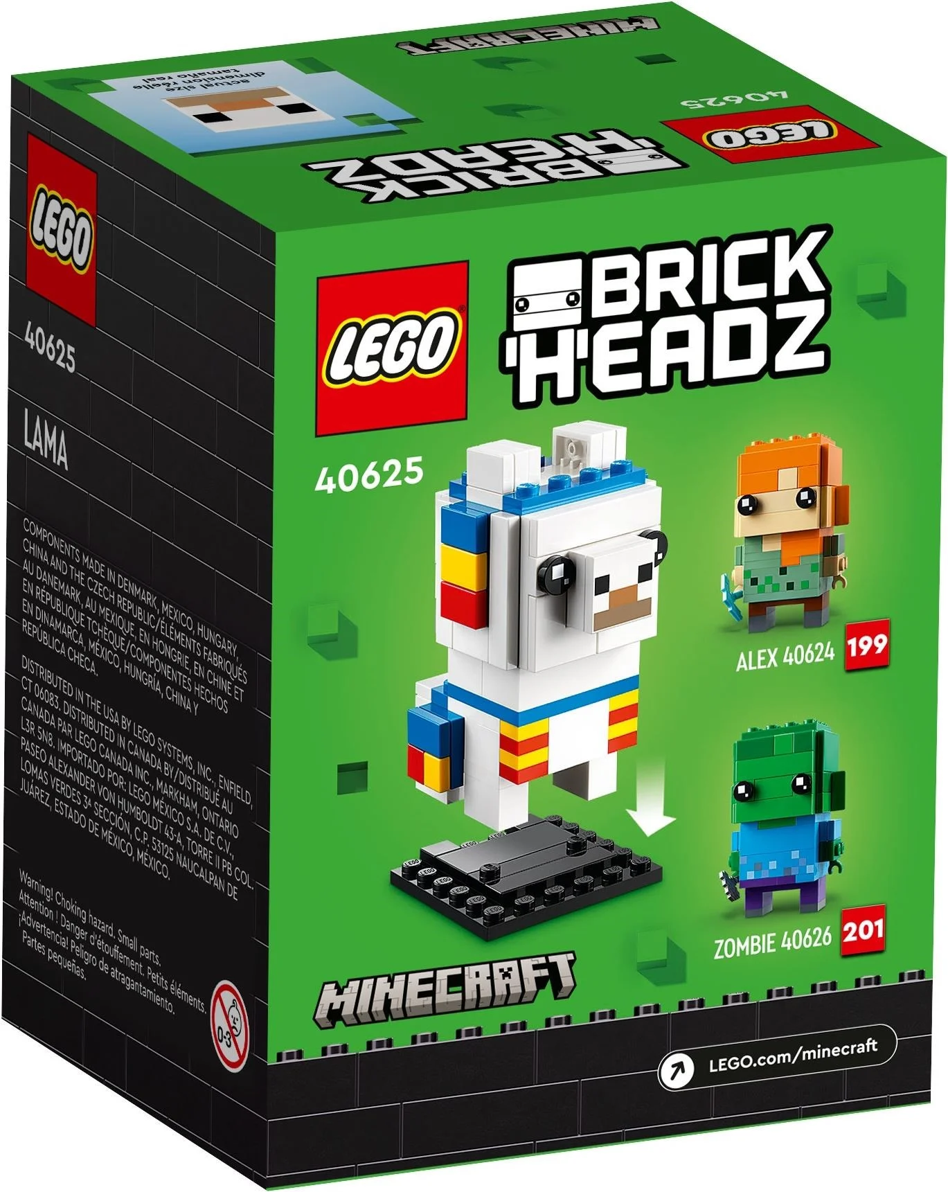 LEGO® 40625 Zestaw Lego BrickHeadz Lama Nowe Idealny - zdjęcie 5