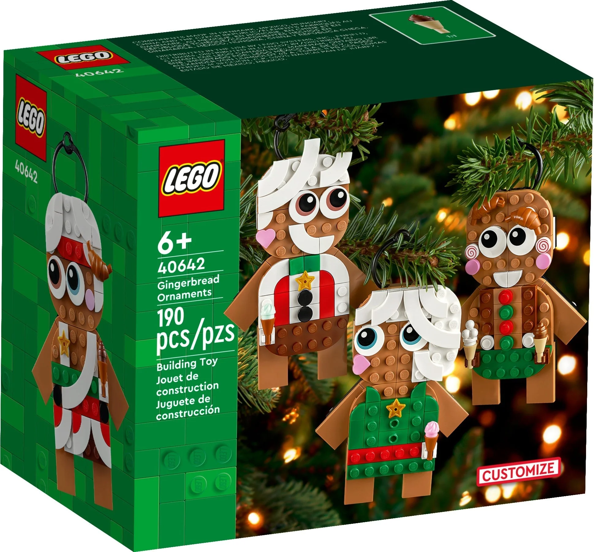 Figurki Z Piernika Na Choinkę Pierniczki Brickheadz