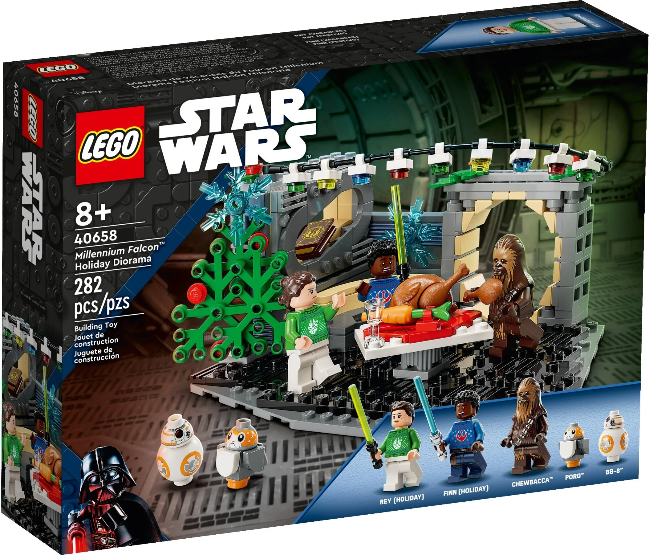 LEGO® 40658 Wars Świąteczna diorama z Sokołem Millennium - zdjęcie 2