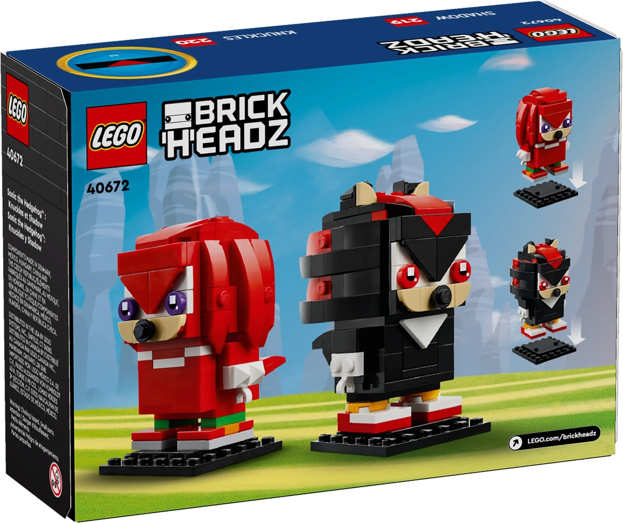 LEGO® 40672 Sonic The Hedgehog: Knuckles i Shadow - zdjęcie 3