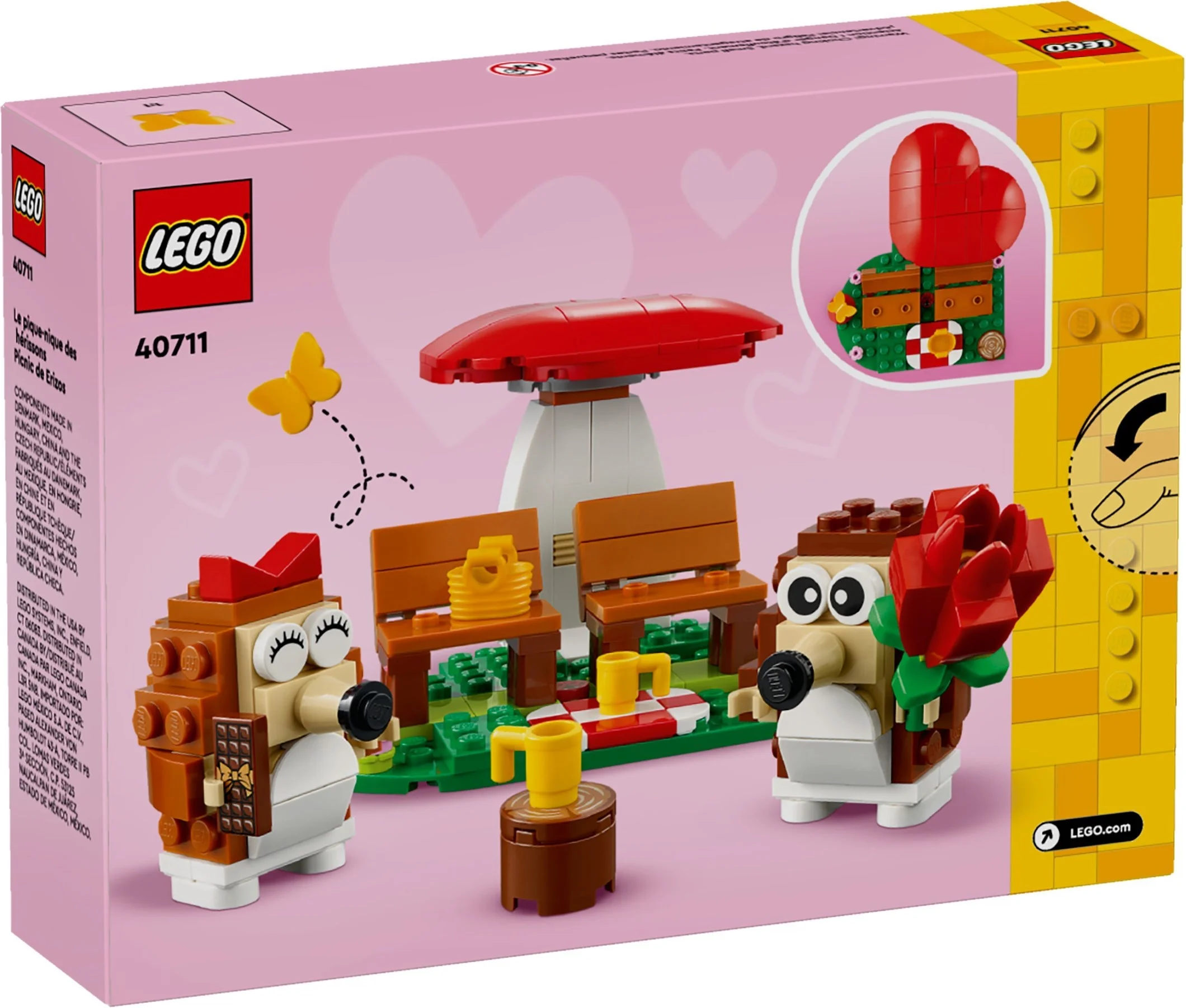 LEGO® 40711 Iconic Piknik pary jeżyków 40711 - zdjęcie 3