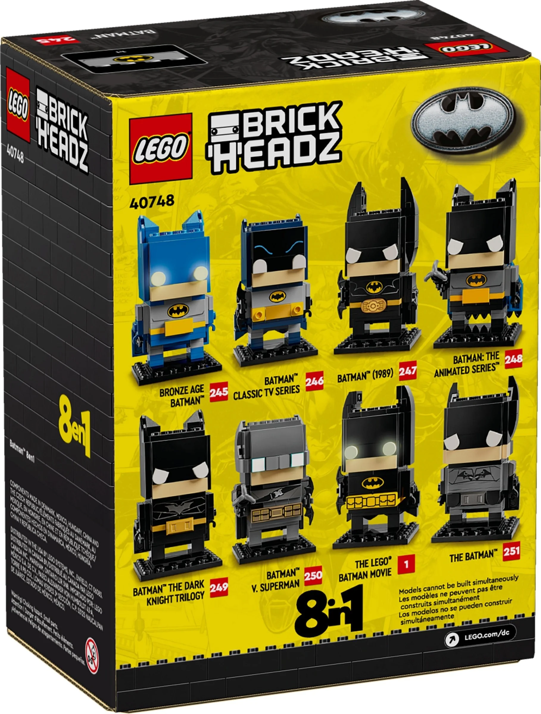 Figurka Batmana 8 w 1