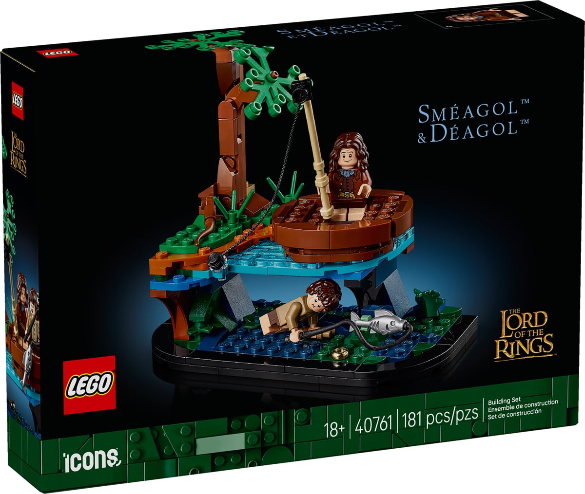 LEGO® 40761 Władca pierścieni: Sméago™ i Déago™ - zdjęcie 4