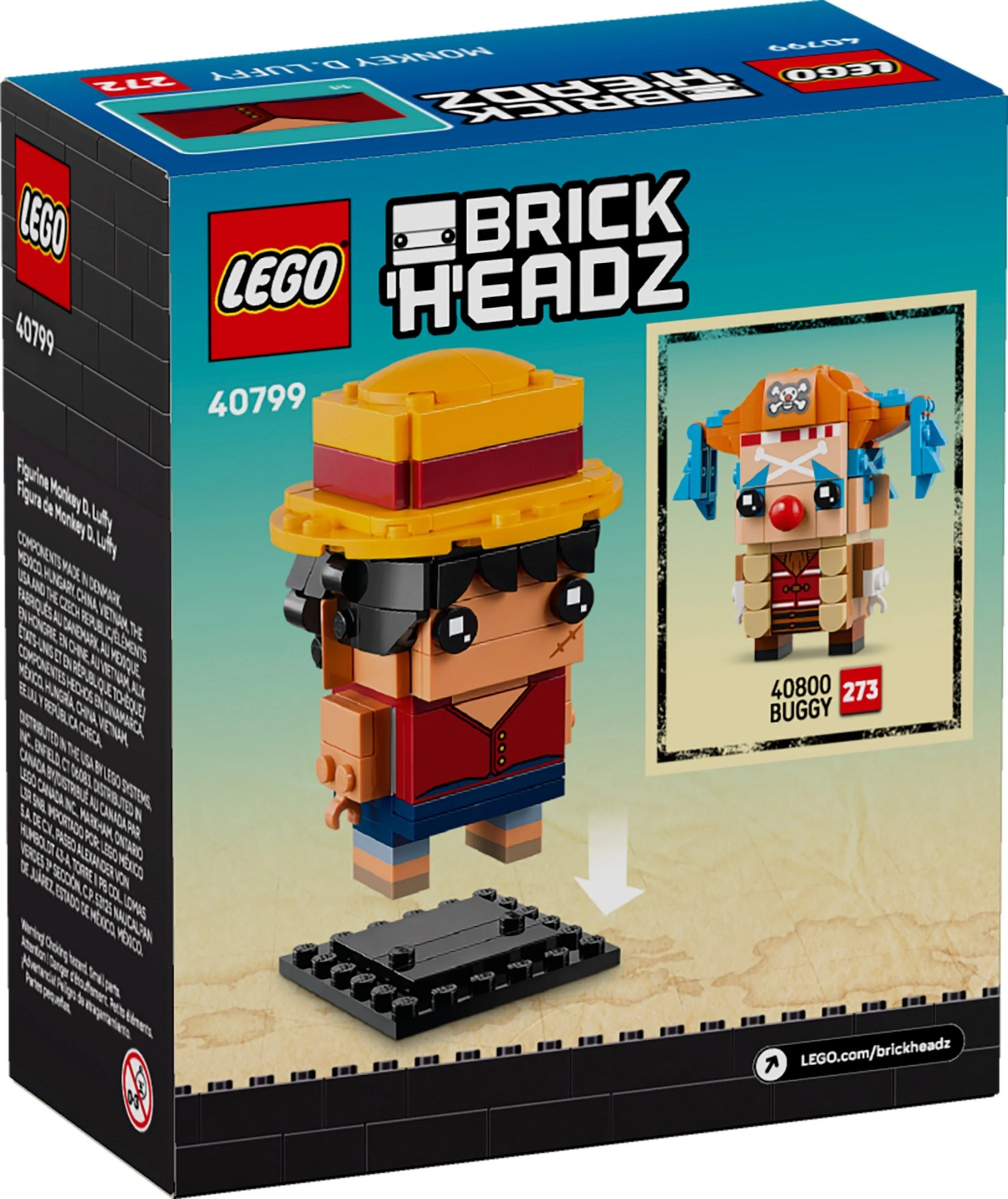 LEGO® 40799 Figurka Monkey D. Luffy’ego - zdjęcie 2