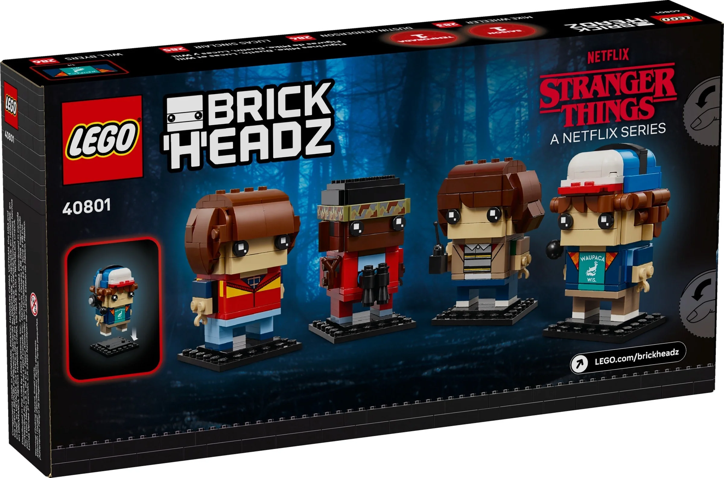 LEGO® 40801 Figurki Dustina, Mike'a, Willa i Lucasa - zdjęcie 2