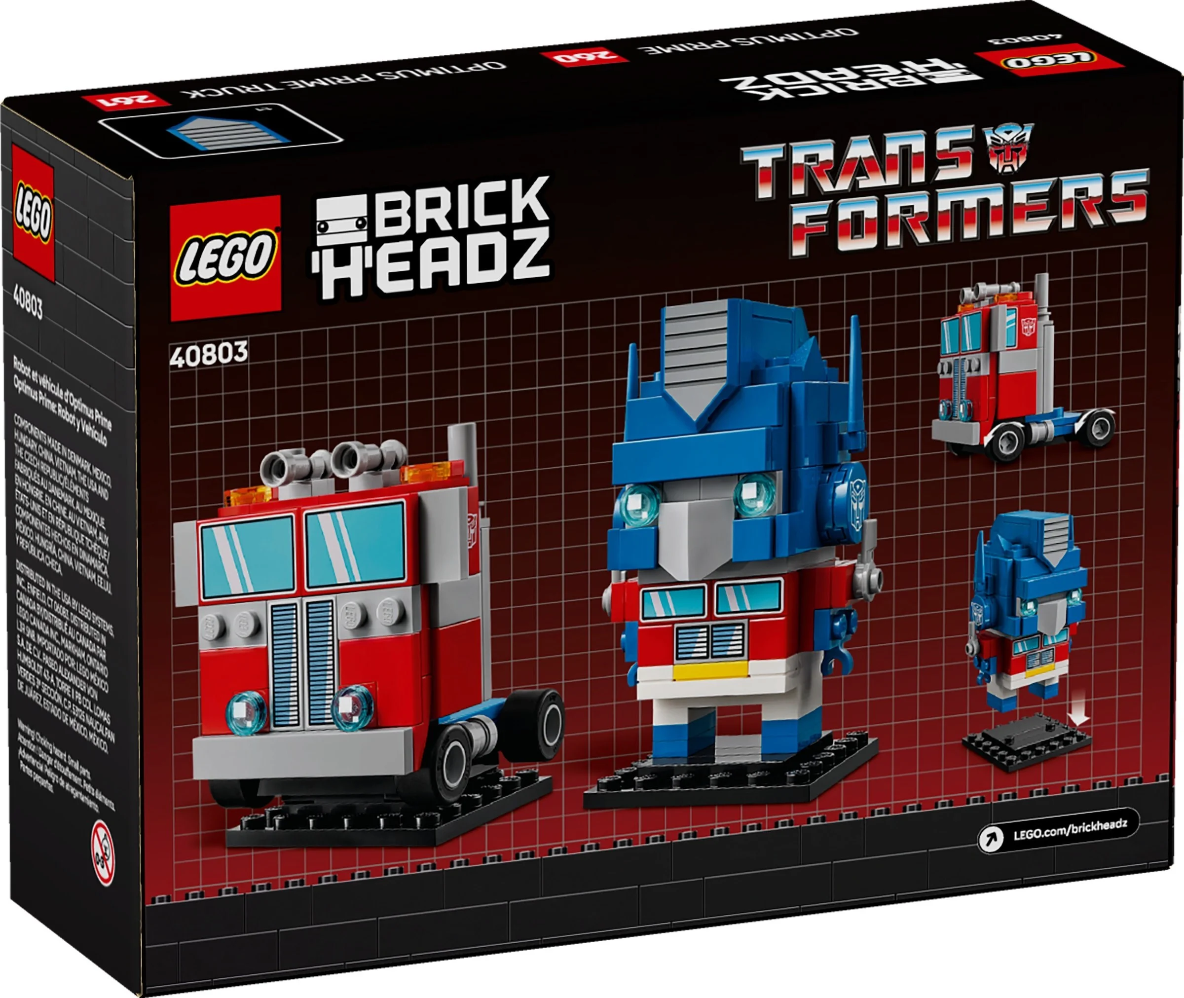 LEGO® 40803 Robot i pojazd Optimus Prime - zdjęcie 2