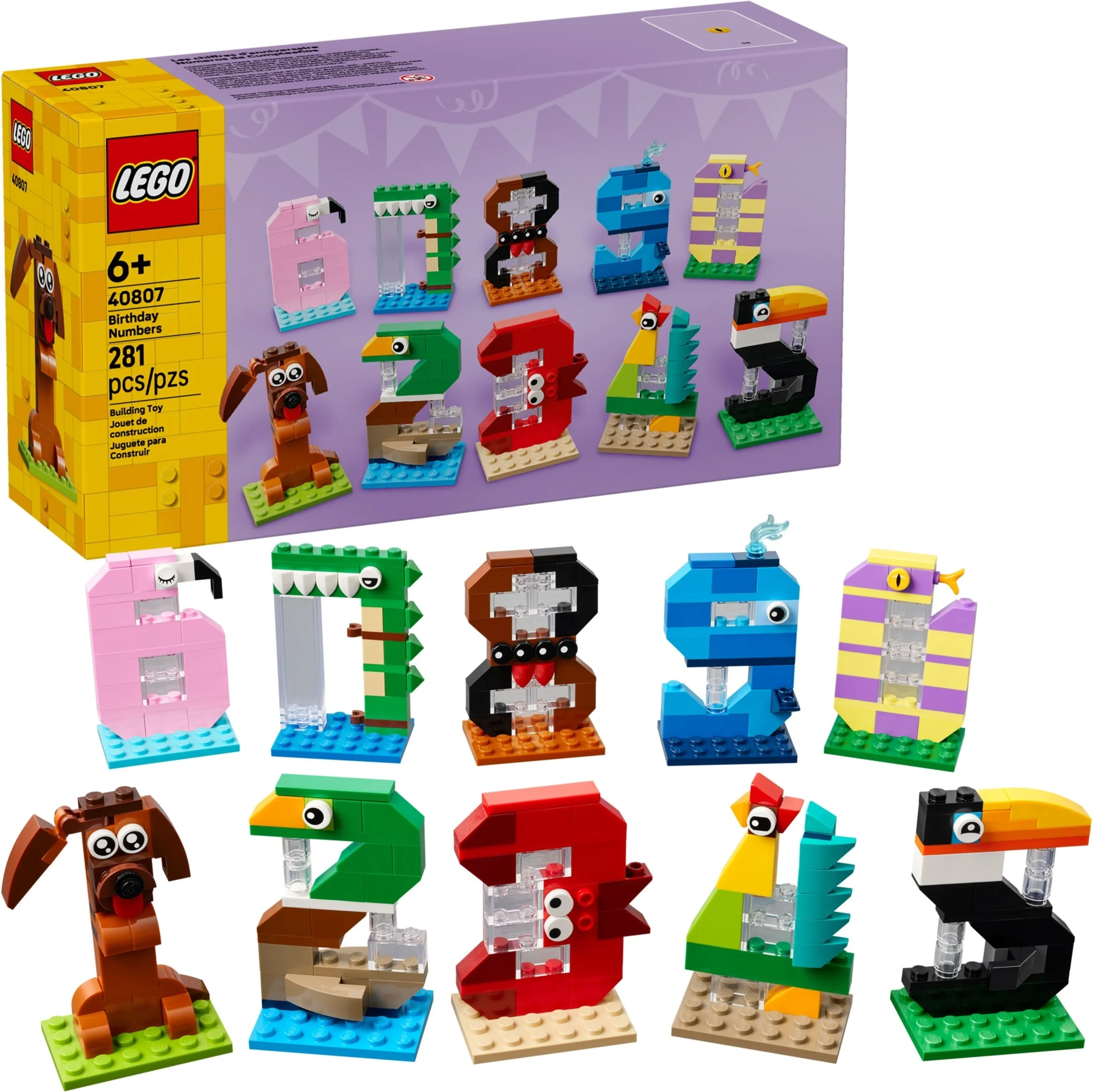 LEGO® 40807 Urodzinowe cyferki - zdjęcie 3
