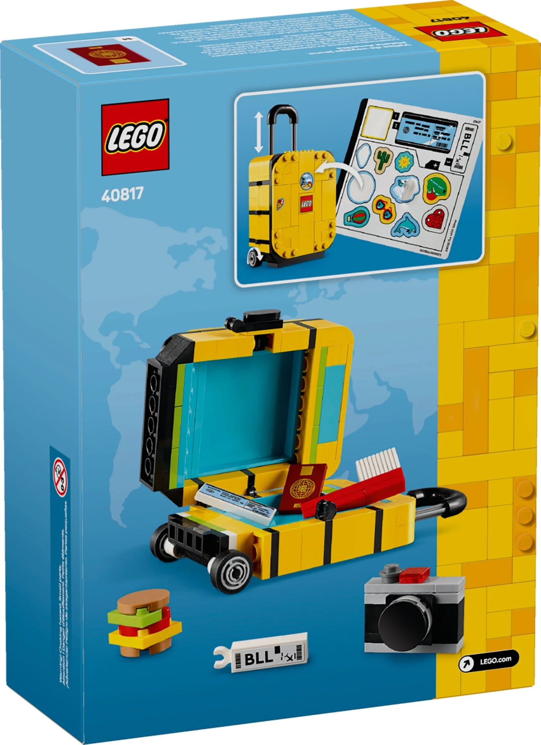 LEGO® 40817 Żółta walizka podróżna - zdjęcie 2