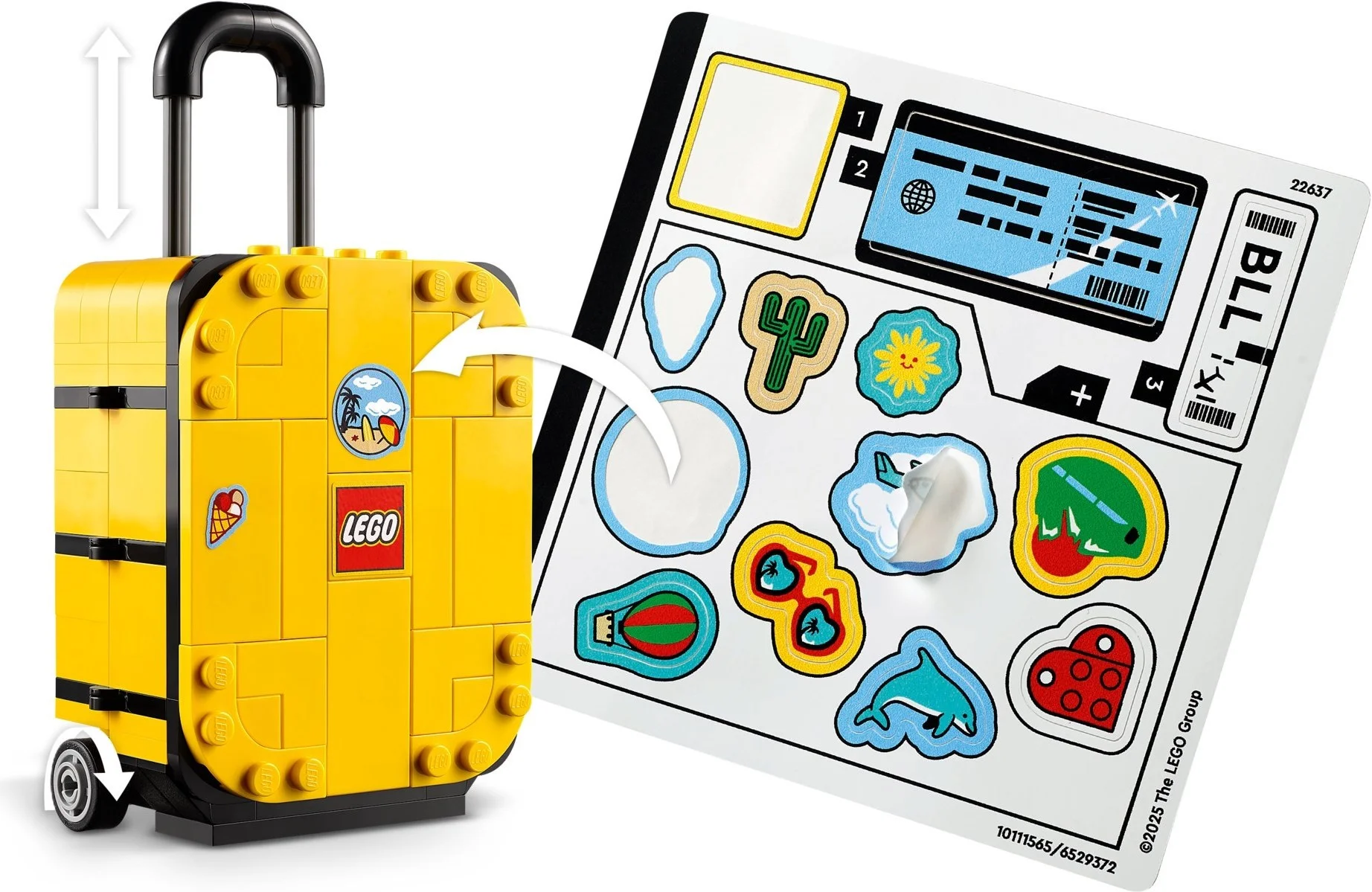 LEGO® 40817 Żółta walizka podróżna - zdjęcie 7
