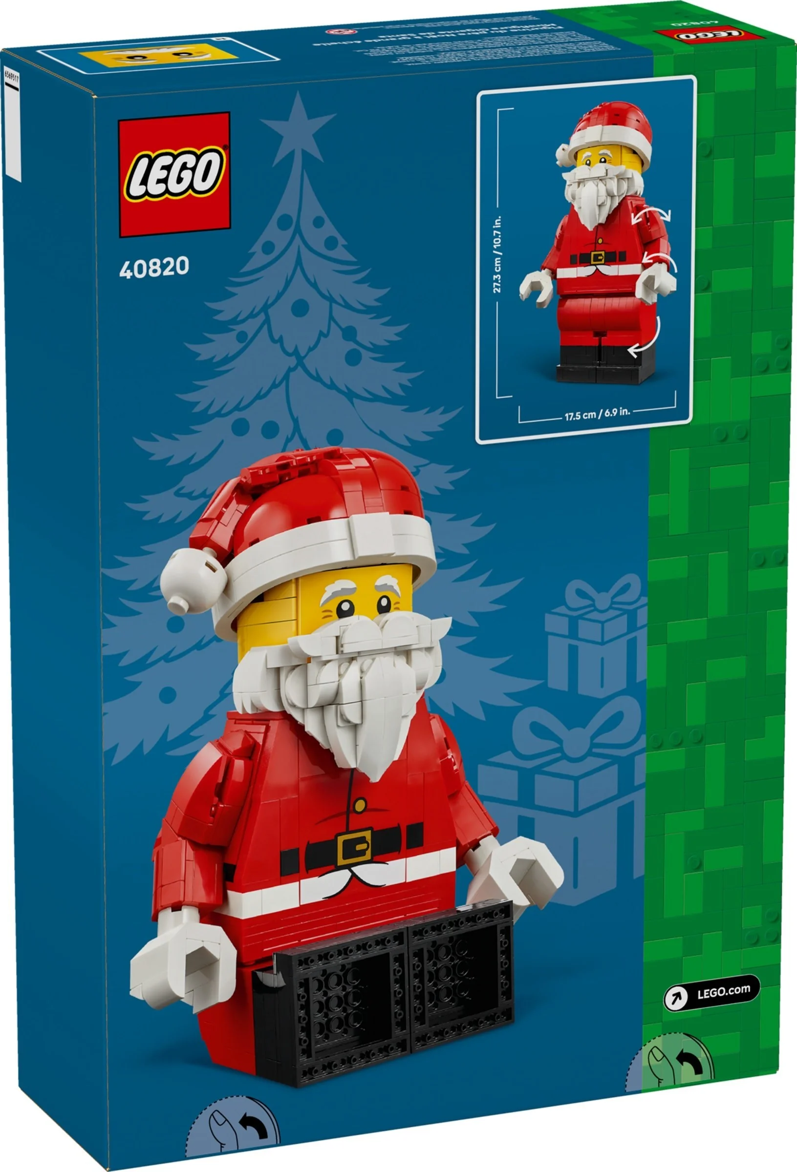 LEGO® 40820 Powiększona minifigurka Świętego Mikołaja - zdjęcie 2