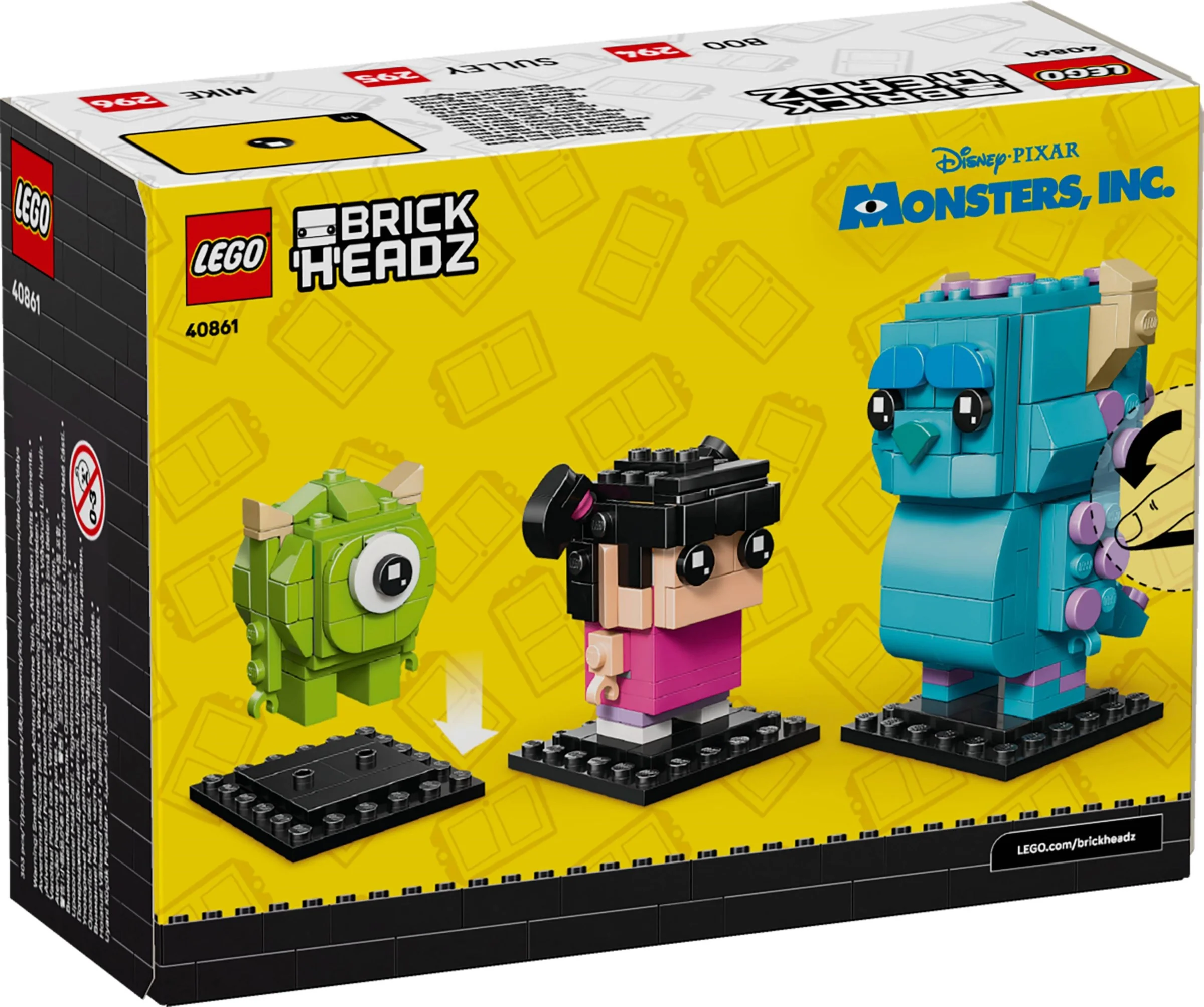 LEGO® 40861 Figurki Sulley'ego, Mike'a i Boo - zdjęcie 3