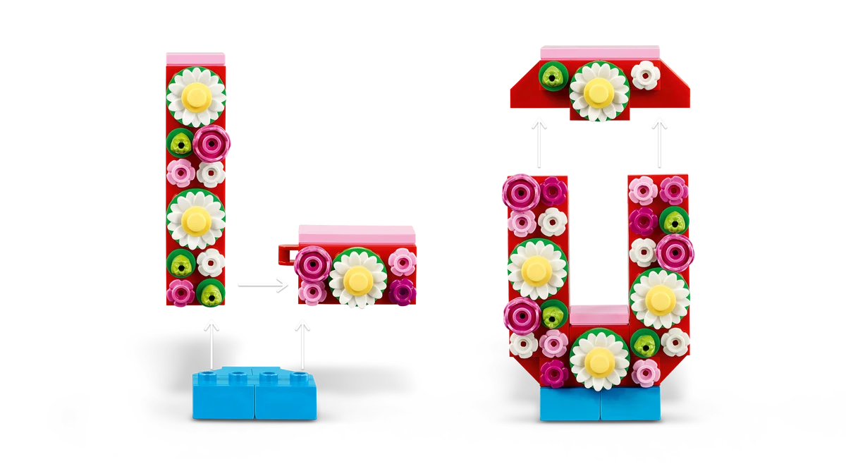 LEGO® 40867 Litery Pełne Miłości - zdjęcie 7