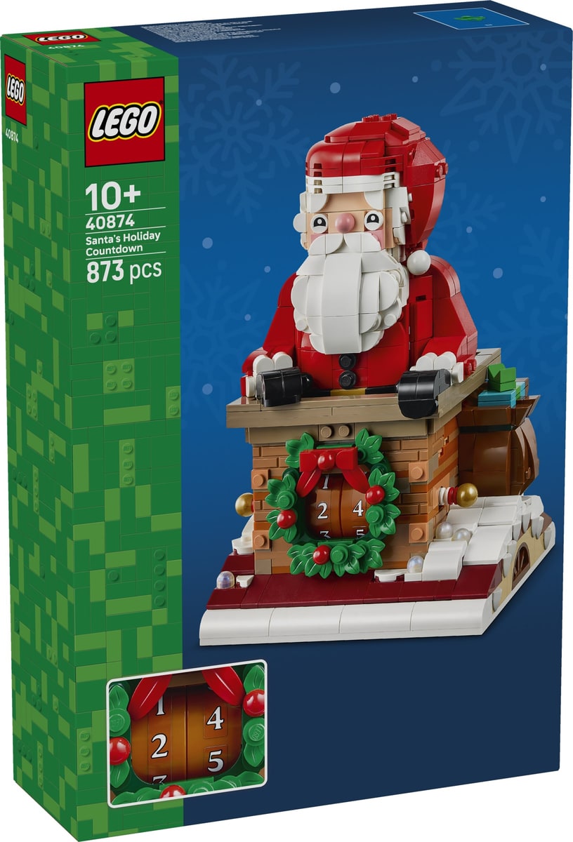 LEGO® 40874 Gwiazdkowe odliczanie ze Świętym Mikołajem kalendarz - zdjęcie 2