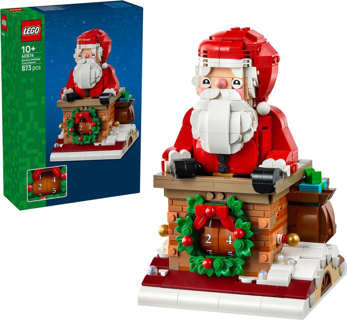 LEGO® 40874 Gwiazdkowe odliczanie ze Świętym Mikołajem kalendarz - zdjęcie 4