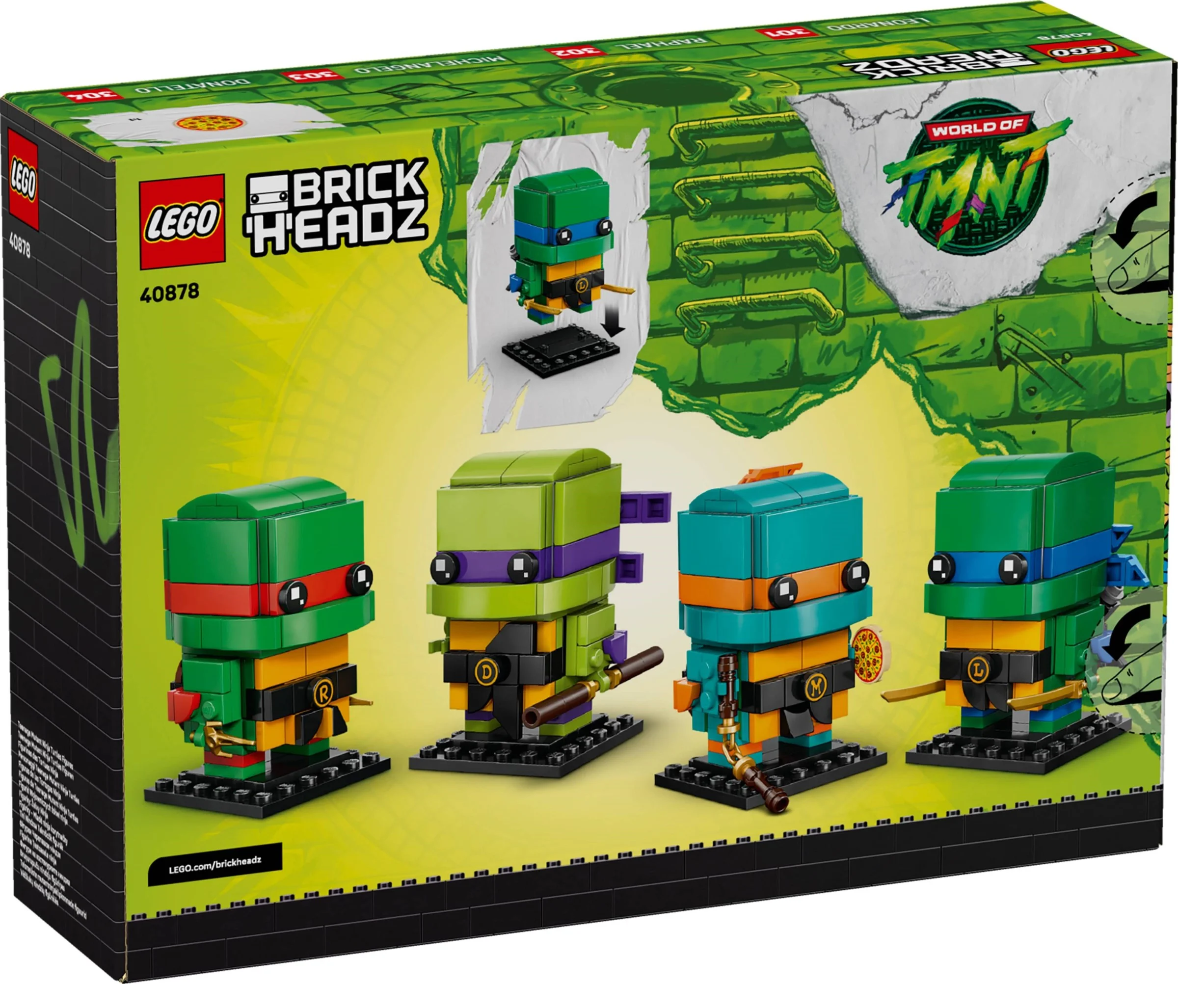 LEGO® 40878 Figurki Wojowniczych żółwi ninja - zdjęcie 3