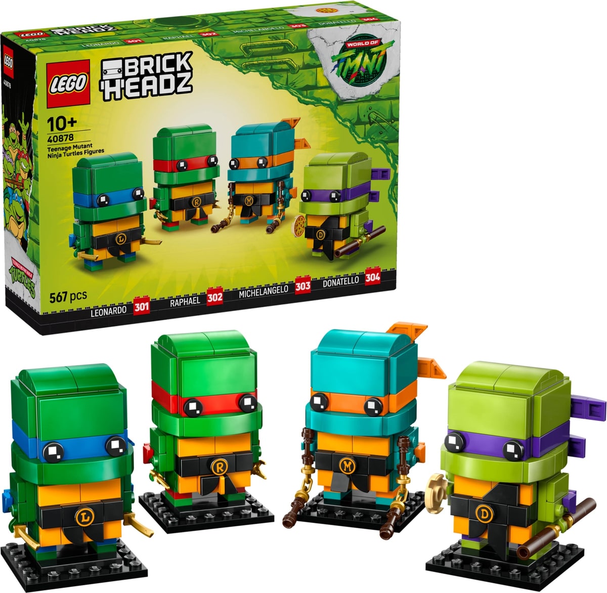 LEGO® 40878 Figurki Wojowniczych żółwi ninja - zdjęcie 5