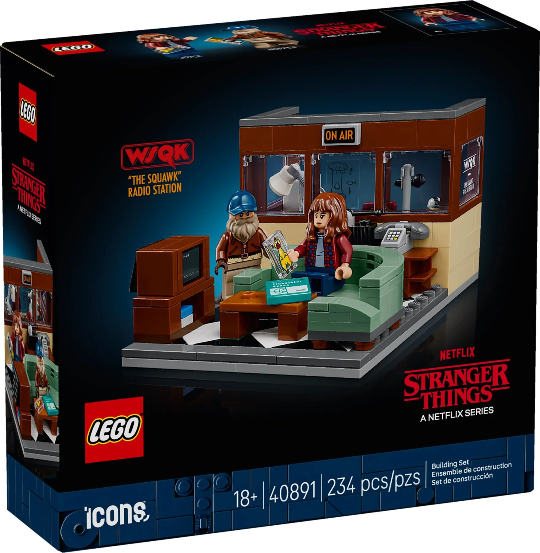 LEGO® 40891 Lego Stranger Things: Stacja radiowa Wsqk Nowy - zdjęcie 7