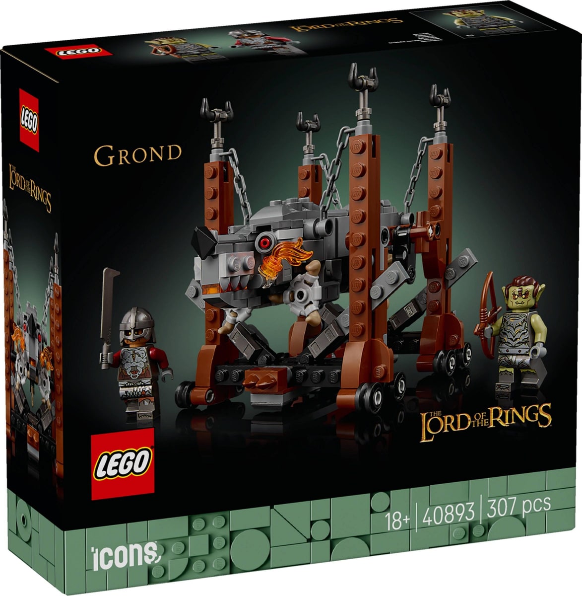 LEGO® 40893 The Lord Of The Rings Władca Pierścieni Grond - zdjęcie 3